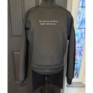 Ultra Rare Revery New York Black Scuba Style Tailcoat Streetwear Size M